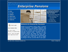 Tablet Screenshot of enterprisepensions.com